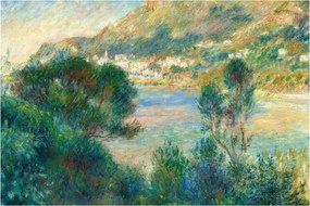 Obraz - Auguste Renoir, View of Monte Carlo from Cap Martin, reprodukcia (90x60 cm)