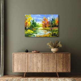 Obraz - Maľba krajiny (90x60 cm)