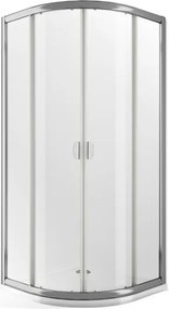 Roltechnik Outlet Štvrťkruhový sprchový kút MR2 - bez vaničky ROTH-Variant: rozmery: 100x100 cm - (MR2/100x100 - 544-100R55N-00-02), ROTH-Profily: pr…