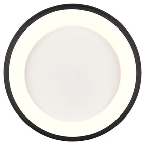 Čierne LED stmievateľné stropné svietidlo Cardona – Trio