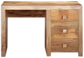furniture-nabytek.cz - Drevený písací stôl z masívneho manga 130x76x70