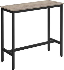 Barový stôl Curpentino sivý