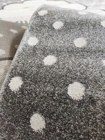 Detský koberec Smart Kids 22604 GREY – sivý so skákačkou, obdĺžnik Rozmer: 140x190 cm