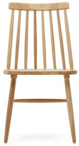 Jedálenské stoličky v súprave 2 ks z kaučukového dreva v prírodnej farbe – Kave Home