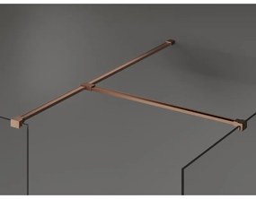 Mexen T spoj pre Kioto WALK-IN sprchové steny 8mm, medená matná, 800-09-65