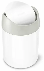 Simplehuman Odpadový kôš na stôl MINI 1,5 l, biela