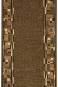 Koberce Breno Behúň BOMBAY 44, šíře role 80 cm, hnedá