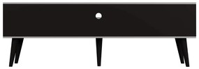 Drevený TV stôl o šírke 160 cm TORONTO šedý