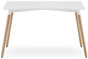 Stôl ADRIA 120 cm x 80 cm - biely