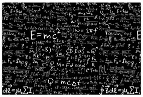 Obraz - Matematika (90x60 cm)