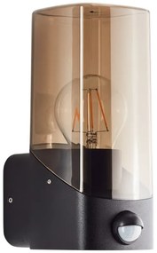 Brilliant - Vonkajšie nástenné svietidlo so senzorom MINOU 1xE27/10W/230V IP44