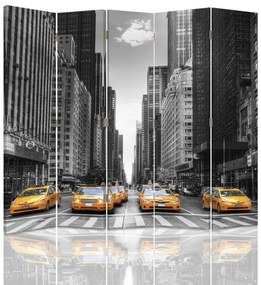 Gario Paraván New York Taxi Rozmery: 180 x 170 cm, Prevedenie: Klasický paraván