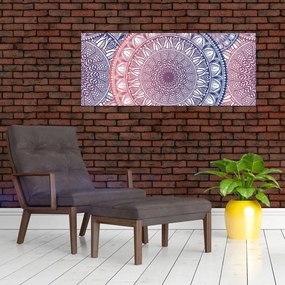Obraz z mandál (120x50 cm)
