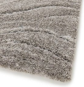 DY Sivý koberec s abstraktným vzorom Serenity 04 Rozmer: 80x150 cm