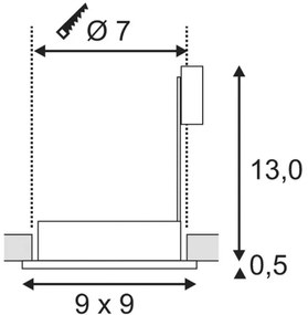Kúpeľňové svietidlo FGL OUT 1xGU10/35W/230V IP44