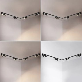 Brilagi - Bodové svietidlo SELE LONG 8xGU10/30W/230V čierna