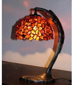 Jantárová lampa Tiffany 48*22Ø AMBER