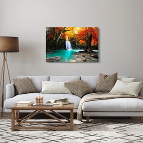 Obraz - Smaragdová lagúna (90x60 cm)
