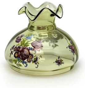 Petrolejová lampa JASMÍNA 50 cm lesná zelená