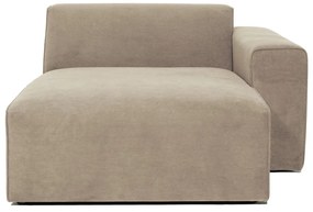 Béžový menčestrový modul pohovky (pravý roh) Sting - Scandic