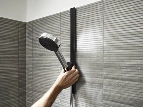 Hansgrohe WallStoris, nástenná tyč 700 mm, čierna matná, HAN-27904670