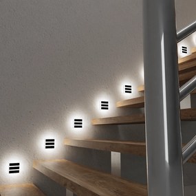 Schodiskové LED svietidlo Vox, 1x LED 0,6w, 4000k, b