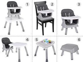 JOKOMISIADA Multifunkčná detská stolička – Sada 6 v 1 pre deti ZA5664
