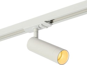 Moderný biely reflektor pre 1-fázový 35 mm koľajnicový systém - Iconic Jeana Luxe