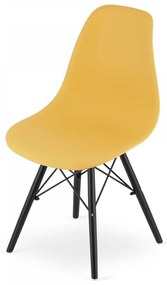 SUPPLIES OSAKA Jedálenská škandinávska stolička - žltá