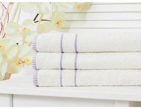 Uterák v krémovo-levanduľovej farbe 50x90 cm - B.E.S.