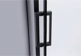 BPS-koupelny Obdĺžnikový sprchovací kút HYD-OK15B 110x80 čierna/transparent - bez vaničky