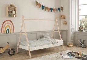 Detská posteľ furta 90 x 200 cm biela MUZZA
