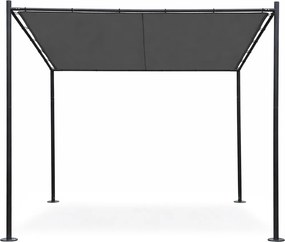 Zahradní pergola Lowa 3x3 m šedá/černá