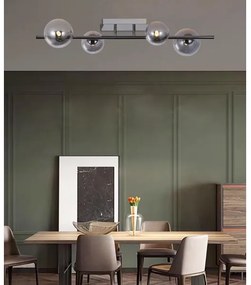 Wofi 7014-405W - LED Prisadený luster VILLA 4xG9/3W/230V čierna