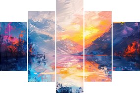Obraz - Maľba krajiny (150x105 cm)