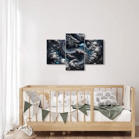 Obraz – Drak v dyme (90x60 cm)