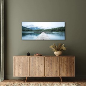 Obraz - Pri pohľade z móla (120x50 cm)