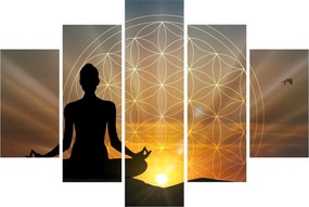 Obraz meditácie (150x105 cm)