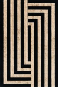 Koberec Agnella Agnus Art Deco II čierny