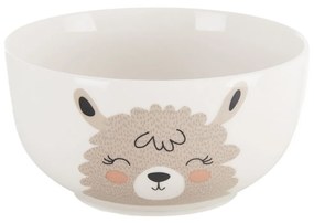 Orion Porcelánový hrnček s miskou Lama, 0,35 l