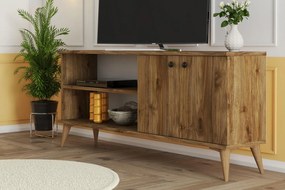 Elegantný TV stolík EVEREST 138 cm, MDF, orech