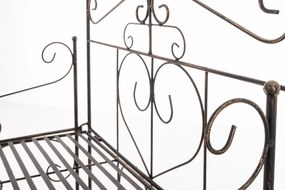 Kovová polica regál Lenja - Bronzová