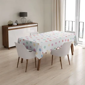 Sablio Obrus Rôznofarebné bodky - 90x90 cm