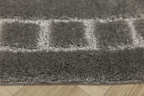 Kúpeľňový koberček OCEAN sivý ovál