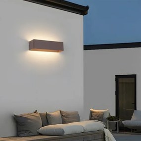 Brilagi - LED vonkajšie nástenné svietidlo DONNANI LED/12W/230V 30 cm hnedé IP44