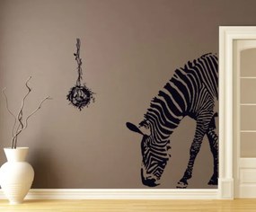 Veselá Stena Samolepka na stenu na stenu Zebra