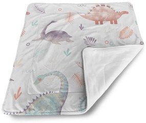 Sablio Deka pre bábätko Maľované dinosaury - 80x100 cm
