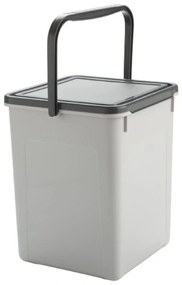 Nádoba na prací prášok, granule alebo bioodpad – 9 l DETERGENT sivý