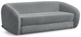 Tmavosivá ženilková rozkladacia pohovka 228 cm Neyo – Bobochic Paris