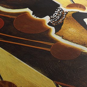 Obraz umelecké pradávnej maľby (70x50 cm)